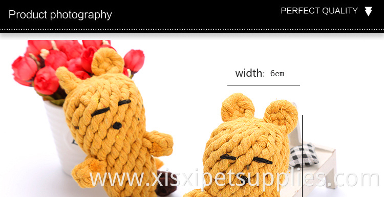 Cute mouse Models Cotton Pet Toys for Teath Dog Rope Toy
